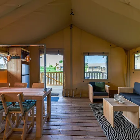 Glamping Tent With Kitchen And Bathroom, On A On The Ijsselmeer * Andijk