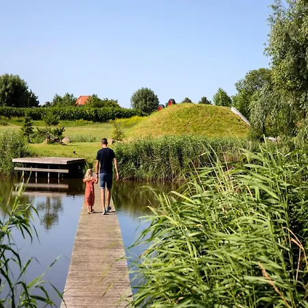 Luxury tent Glamping Tent With Kitchen And Bathroom, On A On The Ijsselmeer *