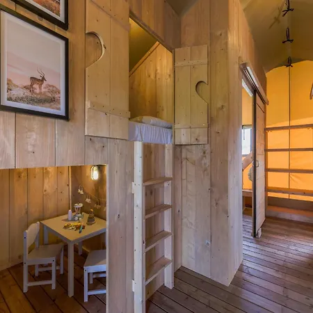Safari For 6 People With Veranda Near The Ijsselmeer 豪华帐篷